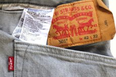 画像5: Levi'sリーバイス 501 先染め グレー デニムパンツ W42★SDP4675 (5)