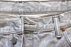 画像7: Levi'sリーバイス 501 先染め グレー デニムパンツ W42★SDP4675 (7)