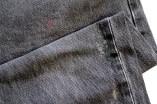 画像8: Levi'sリーバイス 501 ペンキ飛び ブラック デニムパンツ フェード W38 L30★SDP4667 (8)