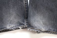 画像9: Levi'sリーバイス 501 ペンキ飛び 先染め ブラック デニムパンツ W38★SDP4661 (9)