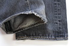 画像6: Levi'sリーバイス 501 ペンキ飛び 先染め ブラック デニムパンツ W38★SDP4661 (6)