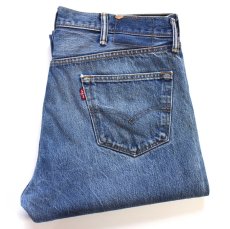 画像1: Levi'sリーバイス 501 ブリーチ飛び デニムパンツ W38★SDP4649 (1)