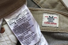 画像5: Levi'sリーバイス 501 CONE DENIM WHITE OAK カラーデニムパンツ カーキ W40★SDP4658 (5)
