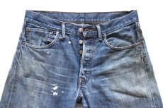 画像1: Levi'sリーバイス 501 ペンキ飛び デニムパンツ ヒゲ W32 L34★SDP4677 (1)