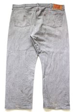 画像3: Levi'sリーバイス 501 先染め グレー デニムパンツ W46★SDP4676 特大 (3)