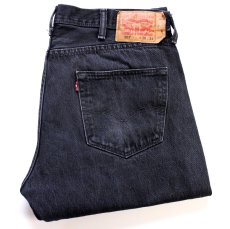 画像1: Levi'sリーバイス 501 ブラック デニムパンツ W38★SDP4669 (1)