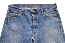 画像4: Levi'sリーバイス 501 ブリーチ飛び デニムパンツ W38★SDP4649 (4)