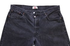 画像4: Levi'sリーバイス 501 ペンキ飛び ブラック デニムパンツ フェード W38 L30★SDP4667 (4)