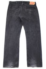 画像3: Levi'sリーバイス 501 ブラック デニムパンツ W38★SDP4669 (3)