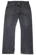 画像2: Levi'sリーバイス 501 ブラック デニムパンツ W38★SDP4669 (2)