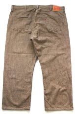 画像3: Levi'sリーバイス 501 CONE DENIM WHITE OAK カラーデニムパンツ ブラウン W46★SDP4673 特大 (3)