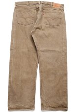 画像3: Levi'sリーバイス 501 先染め カラーデニムパンツ ブラウン W44 L32★特大 (3)