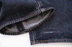 画像6: Levi'sリーバイス 501 先染め ブラック デニムパンツ W42 (6)