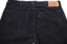 画像5: Levi'sリーバイス 501 ブラック デニムパンツ W40 L32 (5)