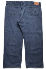 画像3: Levi'sリーバイス 501 先染め カラーデニムパンツ 濃紺 W52 L32★超特大 バナー ディスプレイ インテリア (3)