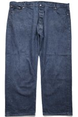 画像2: Levi'sリーバイス 501 先染め カラーデニムパンツ 濃紺 W52 L32★超特大 バナー ディスプレイ インテリア (2)