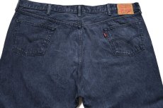 画像5: Levi'sリーバイス 501 先染め カラーデニムパンツ 濃紺 W52 L32★超特大 バナー ディスプレイ インテリア (5)