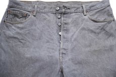 画像4: Levi'sリーバイス 501 先染め グレーデニムパンツ W44★特大 (4)
