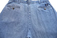 画像5: 90s DOCKERSドッカーズ ツータック スラックス デニムパンツ W36 L30★E Levi'sリーバイス (5)