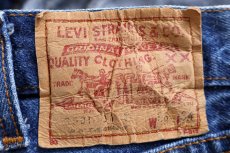画像6: 80s USA製 Levi'sリーバイス 501 デニムパンツ W56★超特大 バナー ディスプレイ インテリア (6)