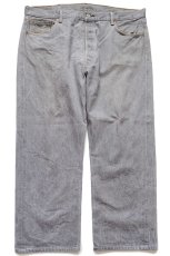 画像2: Levi'sリーバイス 501 先染め グレーデニムパンツ W44★特大 (2)