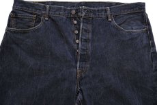 画像4: Levi'sリーバイス 501 先染め ブラック デニムパンツ W42 (4)