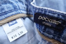 画像6: 90s DOCKERSドッカーズ ツータック スラックス デニムパンツ W36 L30★E Levi'sリーバイス (6)