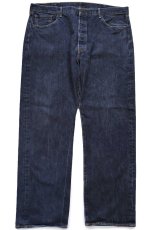 画像2: Levi'sリーバイス 501 先染め ブラック デニムパンツ W42 (2)