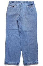 画像3: 90s DOCKERSドッカーズ ツータック スラックス デニムパンツ W36 L30★E Levi'sリーバイス (3)