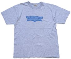 画像2: 00s メキシコ製 Levi'sリーバイス red tab ロゴ 染み込みプリント Tシャツ 杢グレー L (2)