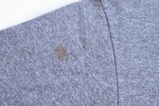 画像6: 90s USA製 The Cotton Exchange UW-LACROSSE 97 ATHLETICS 三段中抜き コットン×レーヨン Tシャツ 杢グレー L (6)