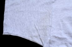 画像5: 90s USA製 NAVY ロゴ コットンTシャツ 杢ライトグレー XL (5)