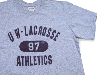 80s USA製 Championチャンピオン MINNESOTA ATHLETICS 三段中抜き 88