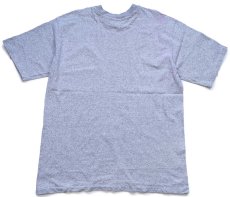 画像3: 90s USA製 The Cotton Exchange THE CITADEL コットン×レーヨン Tシャツ 杢グレー XL (3)