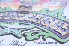 画像5: 80s USA製 10TH ALBUQUERQUE BALLOON FIESTA 1981 両面プリント ツートン アスレチックTシャツ 白×青 L (5)
