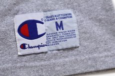 画像6: 90s USA製 Championチャンピオン MUSTANGS CROSS COUNTRY ホース ノースリーブ Tシャツ 杢グレー M (6)