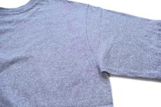 画像5: 90s USA製 The Cotton Exchange THE CITADEL コットン×レーヨン Tシャツ 杢グレー XL (5)