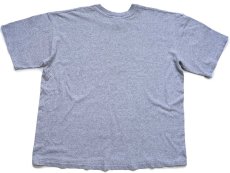 画像3: USA製 The Cotton Exchange NAVAL ACADEMY NAVY FOOTBALL ロゴ ひび割れプリント Tシャツ 杢グレー XXL★特大 (3)