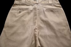 画像5: 90s USA製 Dickiesディッキーズ 874 ワークパンツ カーキ W33 L34★04 (5)