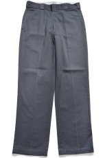 画像2: 90s USA製 Dickiesディッキーズ 874 ワークパンツ グレー W34 L32 (2)