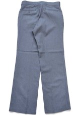 画像3: 80s USA製 LEVI'Sリーバイス ACTION SLACKS スラックス ポリエステルパンツ グレー W34★スタプレ (3)