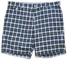 画像1: 00s ポロ ラルフローレン SLIM GI FIT タータンチェック コットン ショートパンツ W38★ショーツ (1)