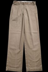画像2: 90s USA製 Dickiesディッキーズ 874 ワークパンツ カーキ W33 L34★04 (2)