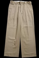 画像2: 90s USA製 Dickiesディッキーズ 874 ワークパンツ カーキ W32★02 (2)