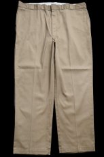 画像2: 80s USA製 Dickiesディッキーズ 874 ワークパンツ カーキ W48 L32★特大 (2)