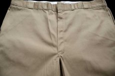 画像4: 80s USA製 Dickiesディッキーズ 874 ワークパンツ カーキ W48 L32★特大 (4)