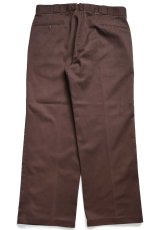 画像3: 80s USA製 Dickiesディッキーズ 874 ワークパンツ 焦げ茶 W36 (3)