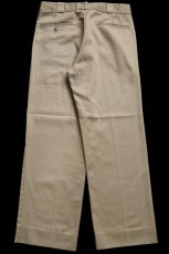 画像3: 90s USA製 Dickiesディッキーズ 874 ワークパンツ カーキ W32★02 (3)