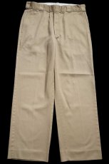 画像2: 90s USA製 Dickiesディッキーズ 874 ワークパンツ カーキ W32★01 (2)