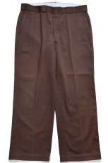 画像2: 80s USA製 Dickiesディッキーズ 874 ワークパンツ 焦げ茶 W36 (2)